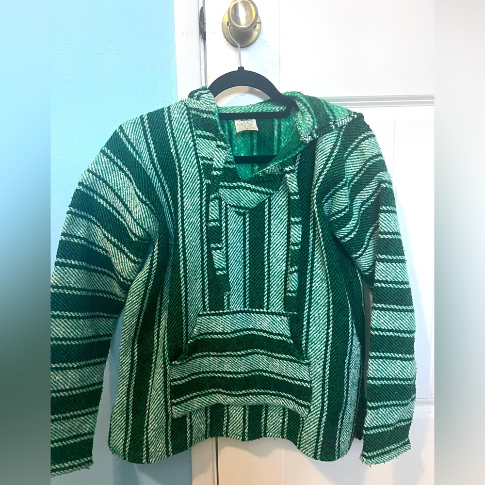 Green beach jacket